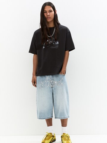 Pull&Bear T-Shirt in Schwarz: Vorderseite