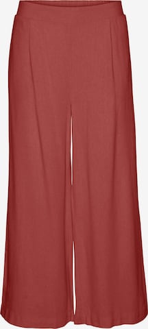 Pantaloni con pieghe 'VMMymilo' di VERO MODA in rosso: frontale