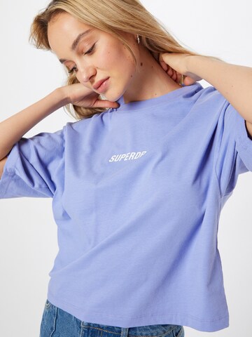 Superdry T-Shirt in Blau