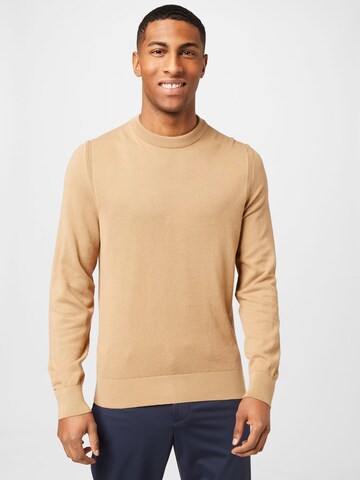 BOSS Pullover 'Ecaio' in Beige: predná strana