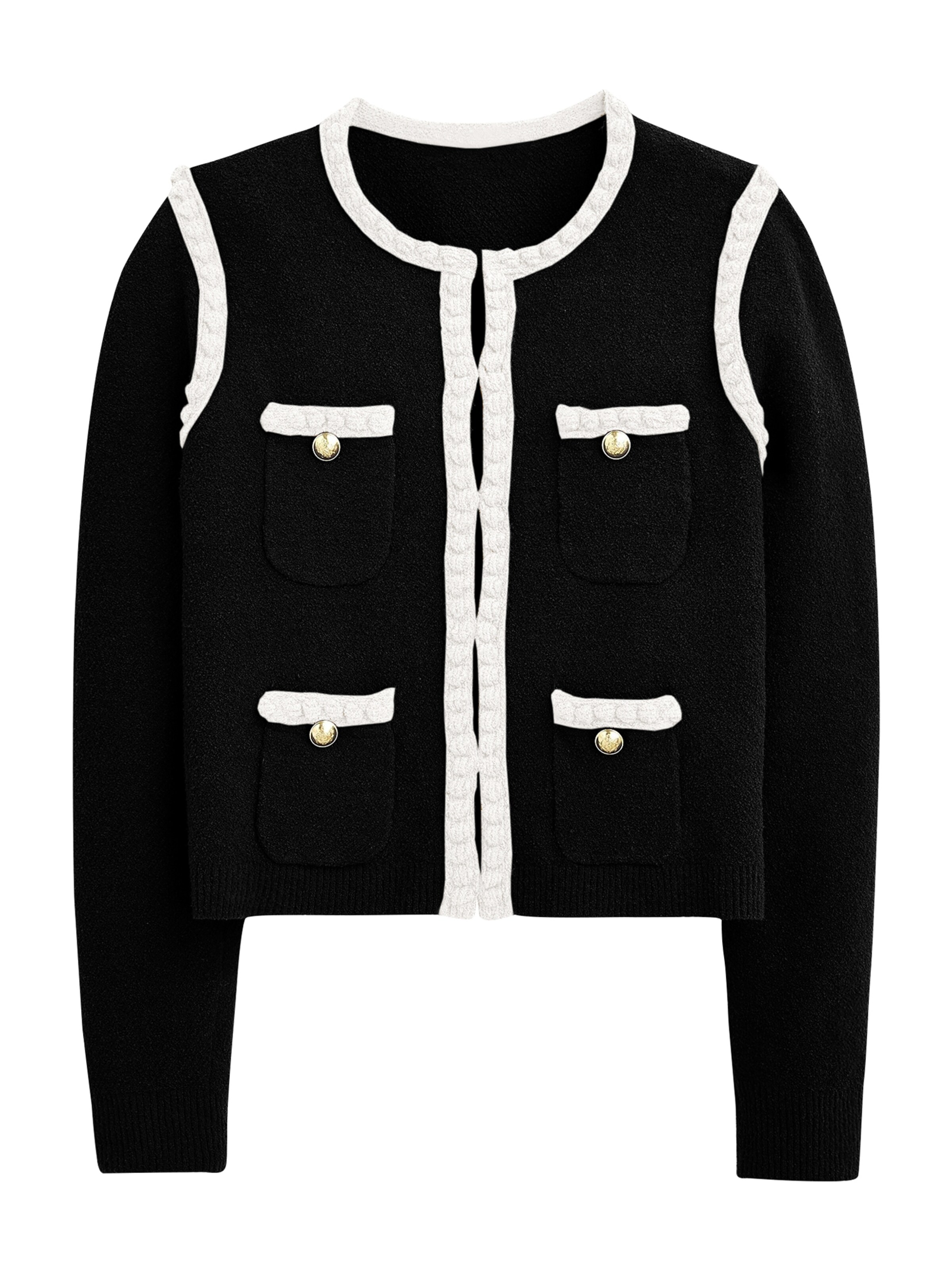 Imily BelaKardigan - crna boja: prednji dio