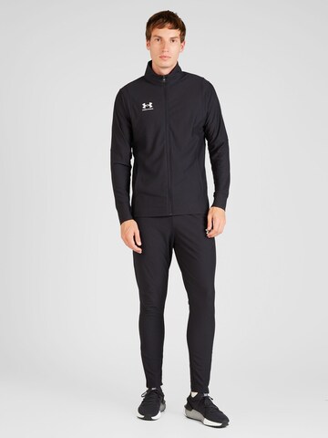 Costum de trening 'Challenger' de la UNDER ARMOUR pe negru: față