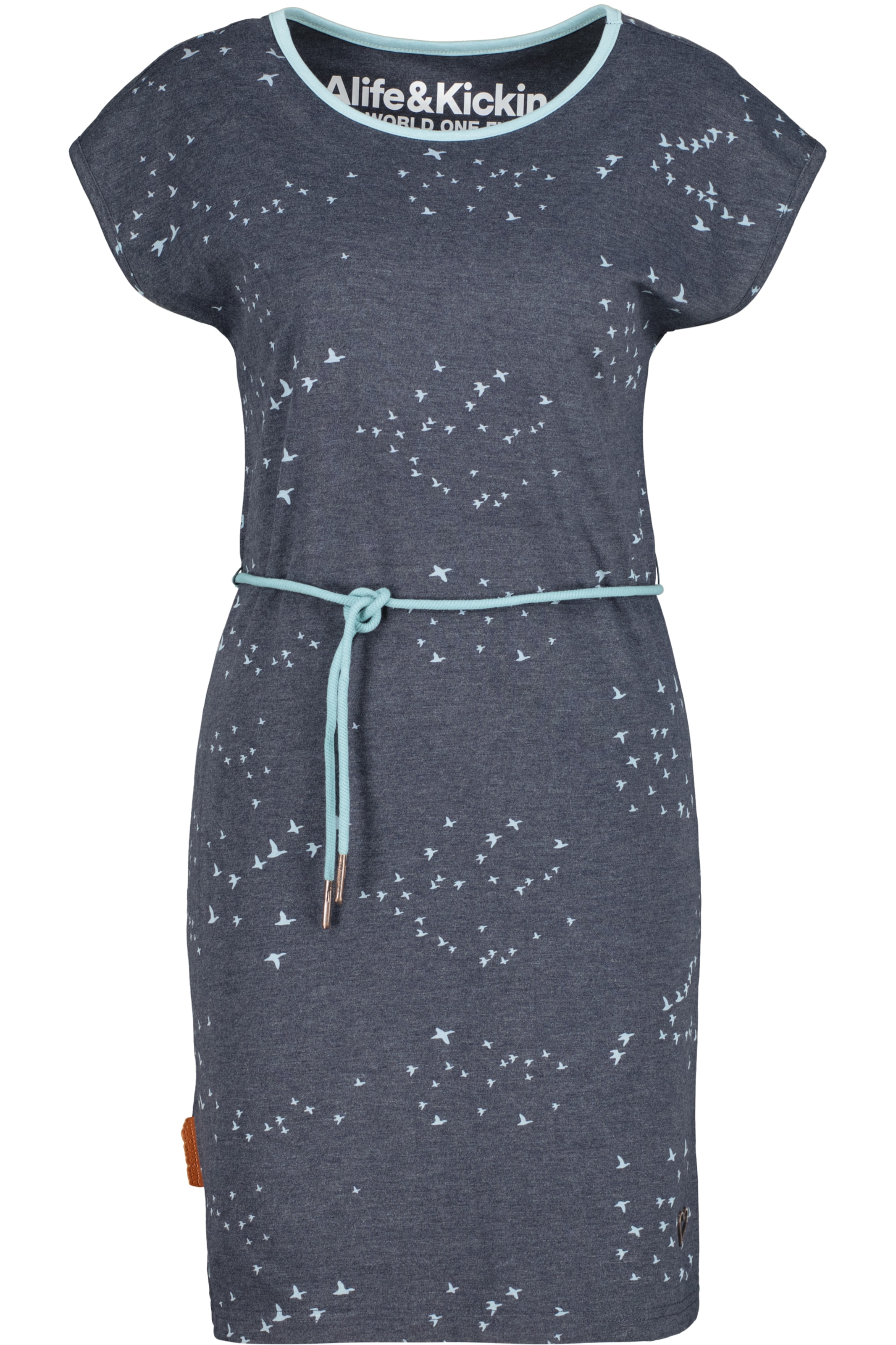 alife & kickin Kleid 'EllenA B' in Blau: Vorderseite