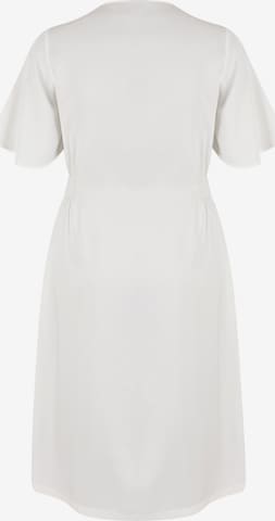 Rock Your Curves by Angelina K. Shirt Dress in White