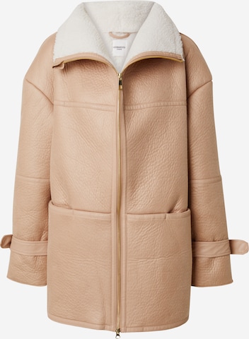 Veste d’hiver 'Linett' Hoermanseder x About You en beige : devant