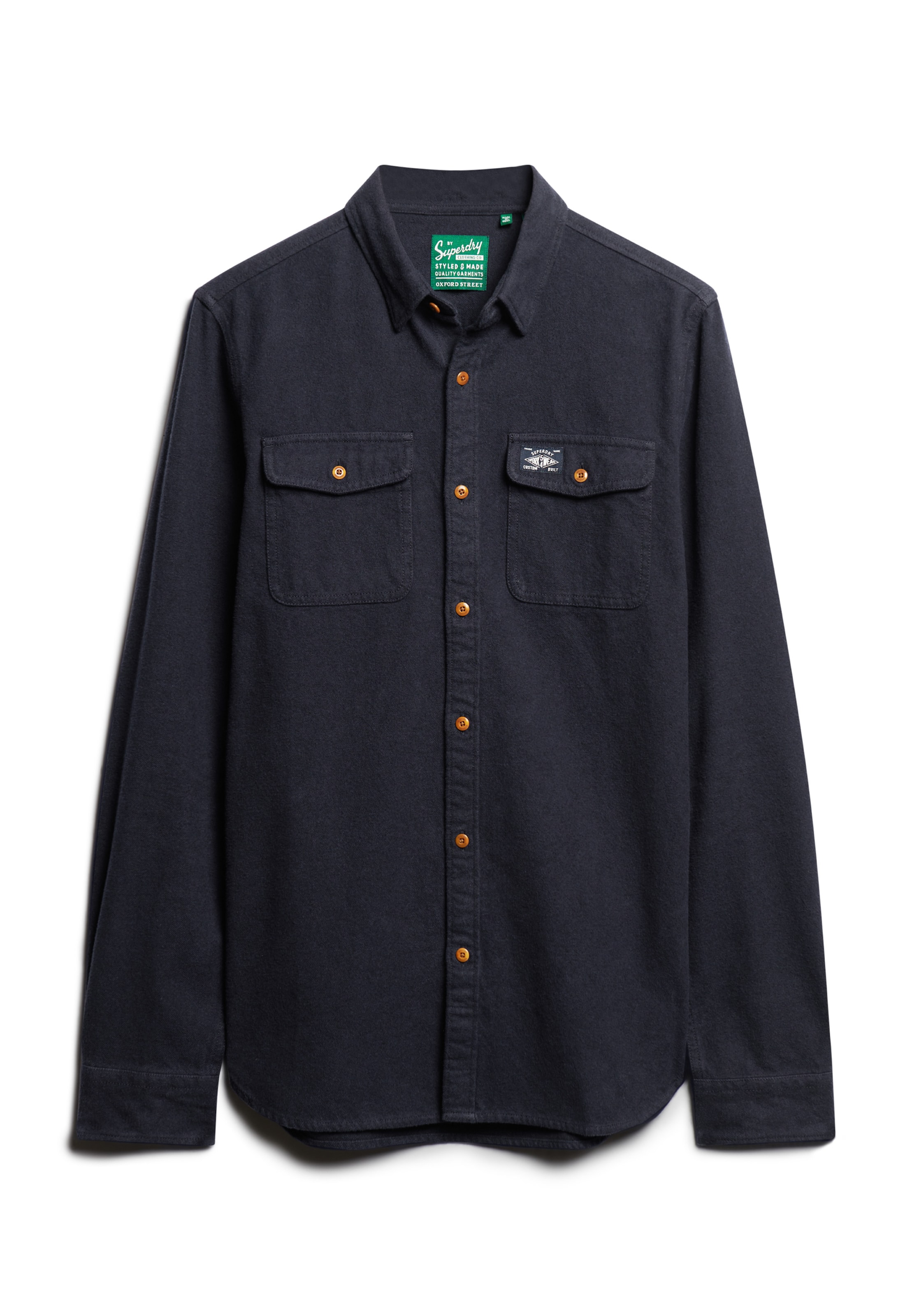 Chemise Superdry en bleu : devant