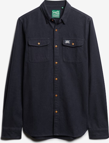 Superdry Overhemd in Blauw: voorkant