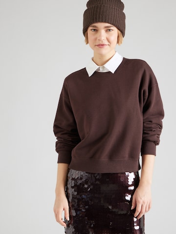 Abercrombie & Fitch Tréning póló 'CLASSIC' - barna: elől