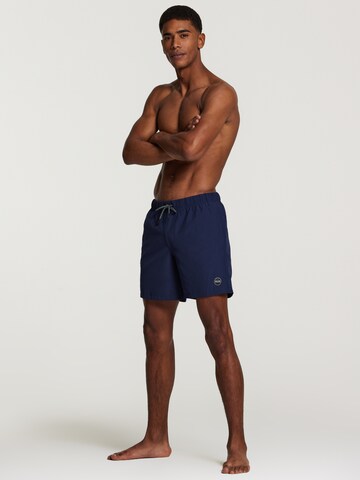 Shiwi Board Shorts 'easy mike solid 4-way stretch' in Blau