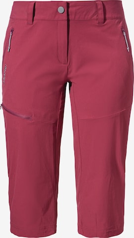 Pantalon outdoor 'Caracas2' Schöffel en rouge : devant