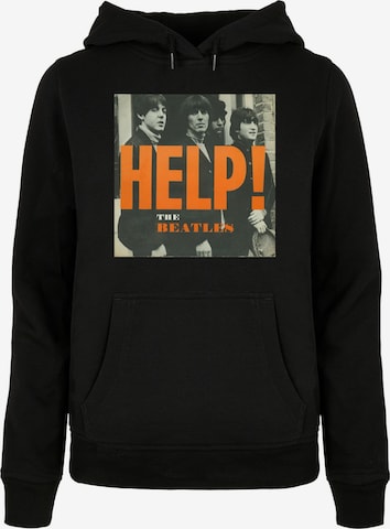Merchcode Sweatshirt 'Beatles - Album Help' in Schwarz: predná strana
