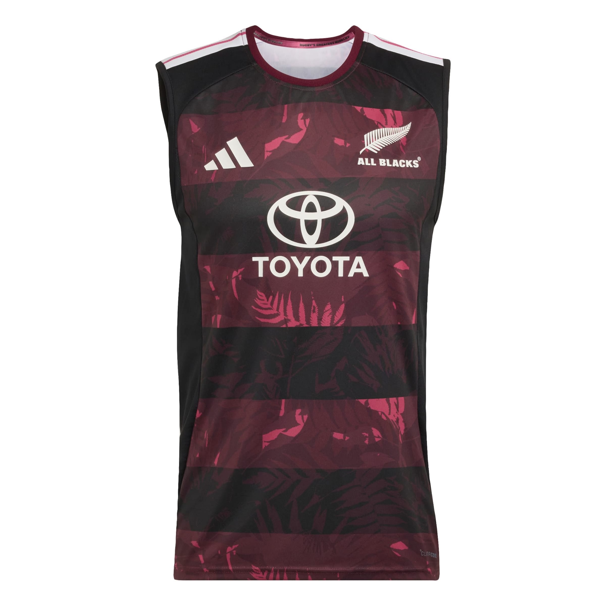 ADIDAS PERFORMANCE Maillot 'All Blacks Südafrika-Tour' en XS en marron châtaigne / noir / blanc, Vue avec produit