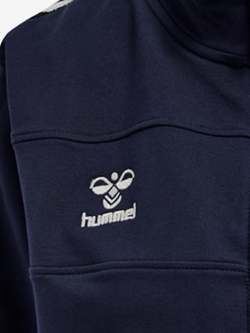 Hummel Athletic Zip-Up Hoodie in Blue