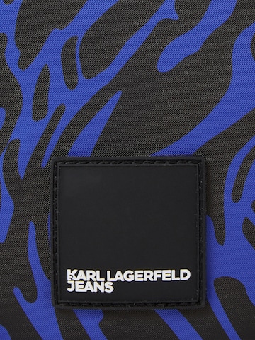 KARL LAGERFELD JEANS Чанта за през рамо тип преметка в синьо