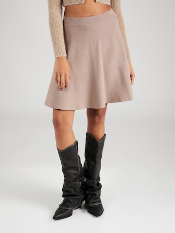 Y.A.S Skirt 'FONNY' in Brown: front