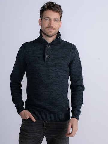 Petrol Industries - Pullover 'Edwardsville' em azul: frente