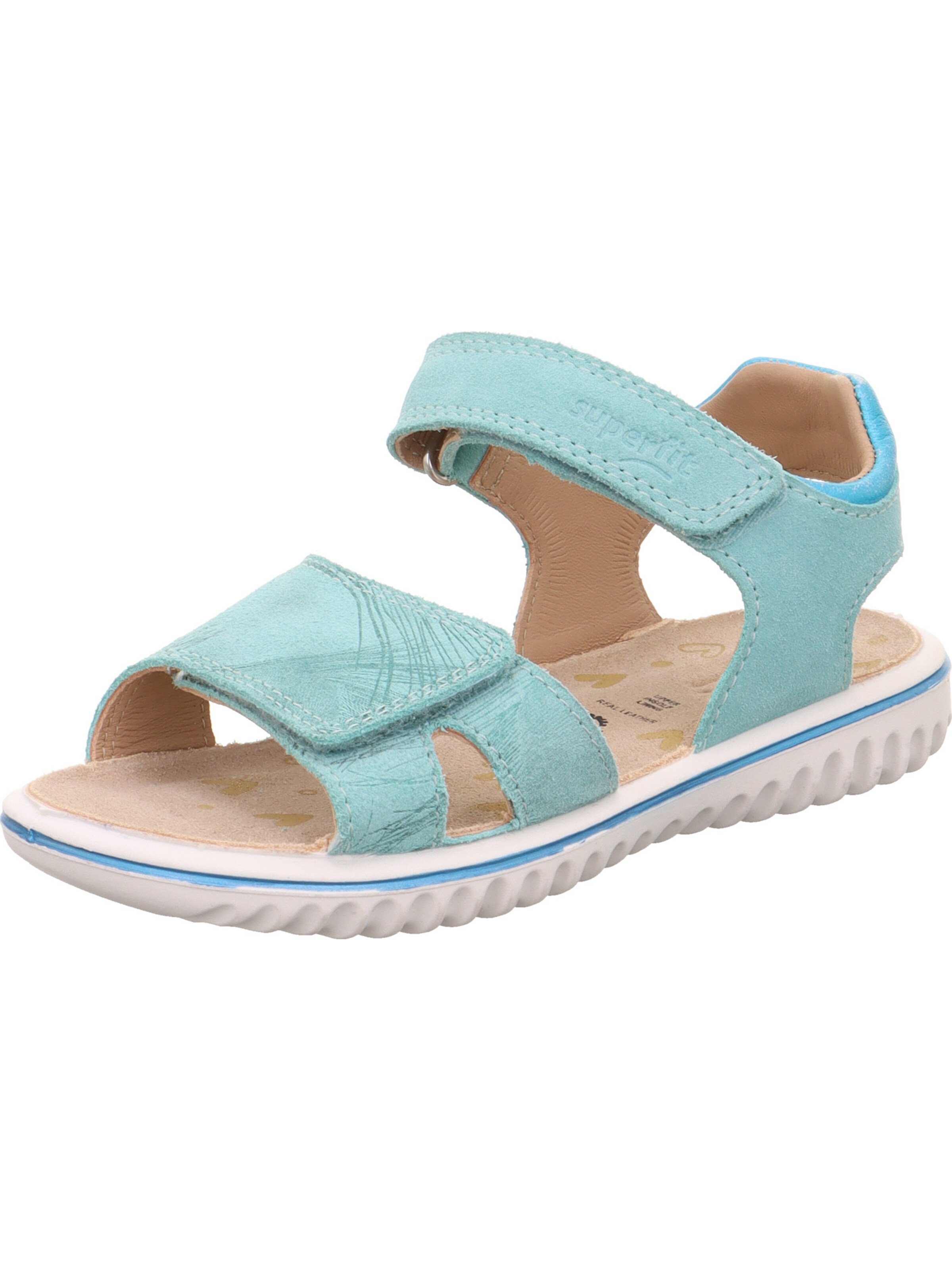 SUPERFIT Sandals 'Sparkle' in Green: front