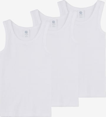Maglietta intima di SANETTA in bianco: frontale