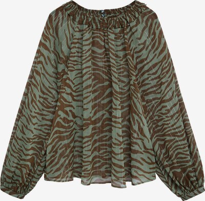 MANGO Bluse in braun / khaki, Produktansicht