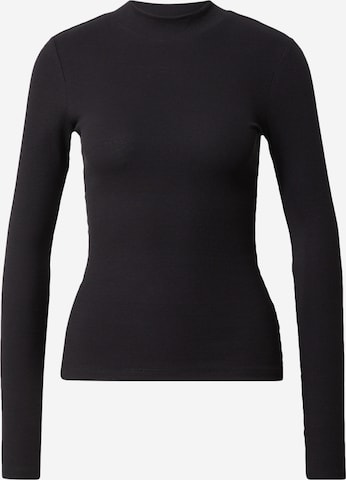 WEEKDAY Shirt in Black: front