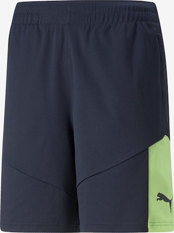 PUMA Loosefit Urheiluhousut 'IndividualFinal' värissä sininen: etupuoli