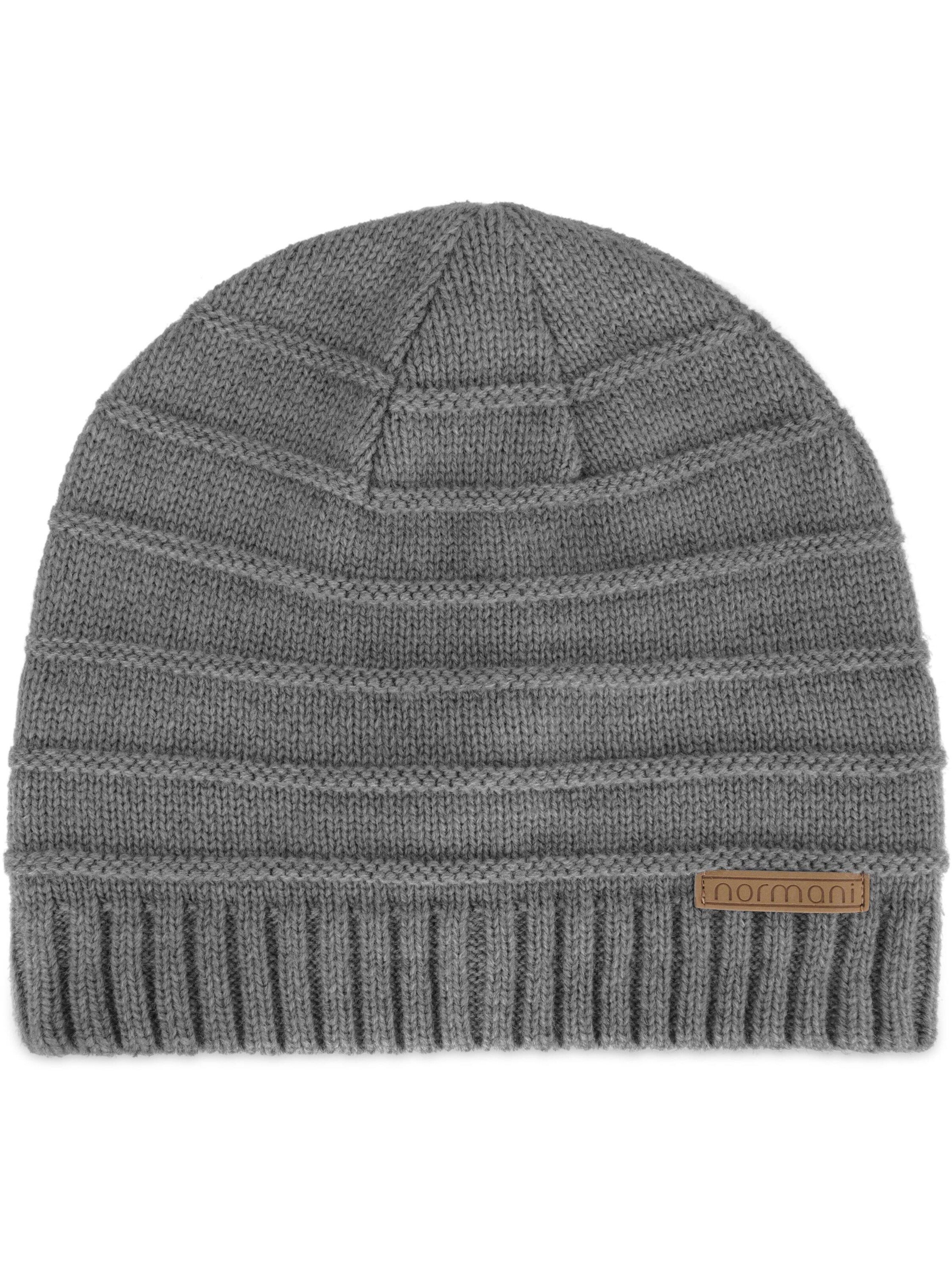 normani Mütze 'Yonce' in Grau: Vorderseite