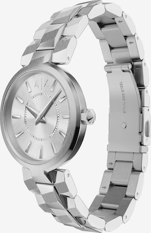 ARMANI EXCHANGE Analoguhr in Silber: Vorderseite
