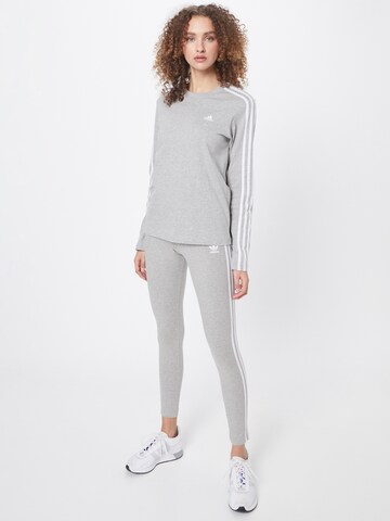 ADIDAS SPORTSWEAR Performance Shirt 'Essentials 3-Stripes' in Grey