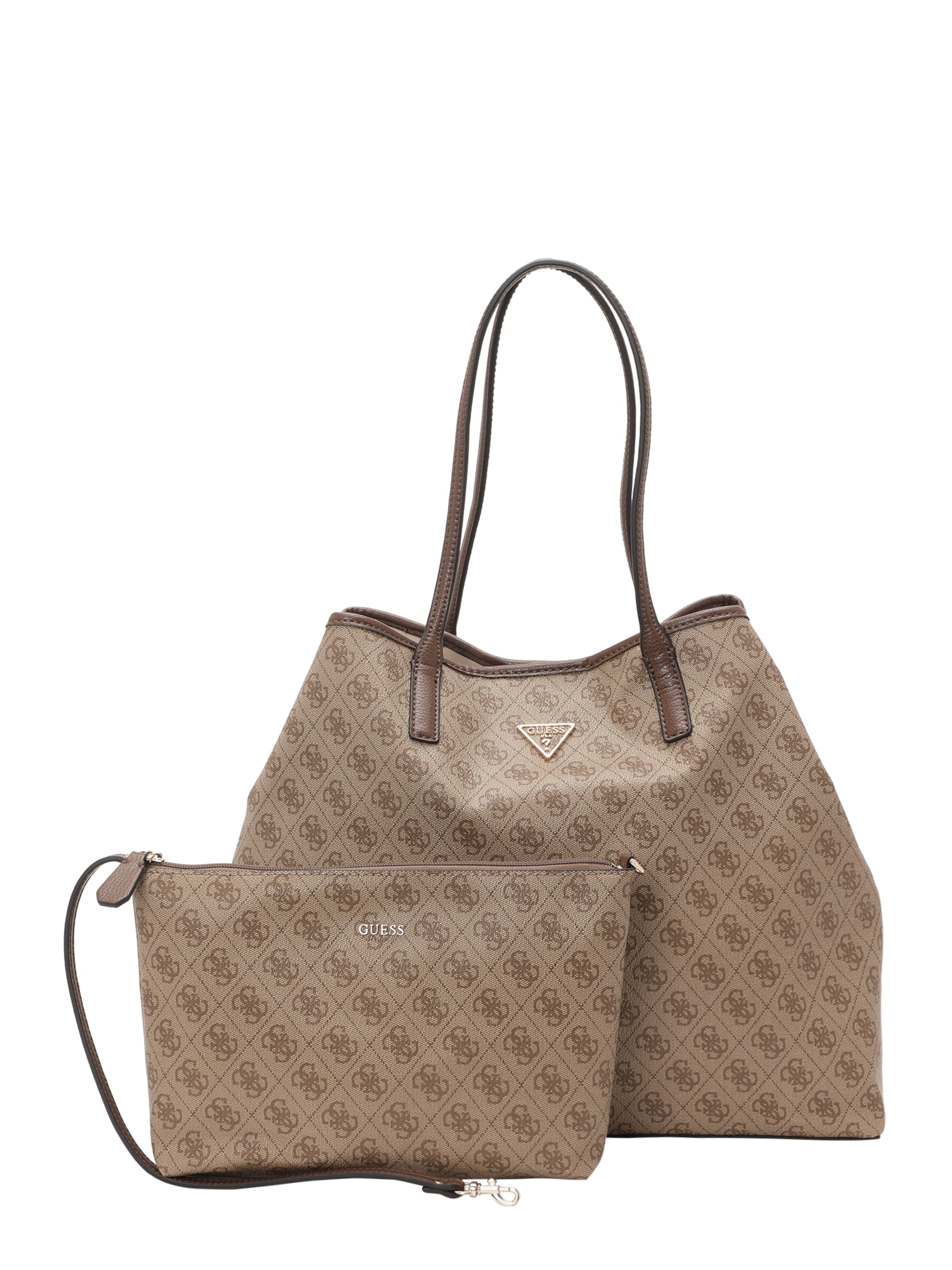 GUESS Nákupní taška 'Victtoria' – hnědá