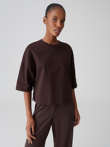 OPUS Shirt 'Sarenzi' in Brown: front