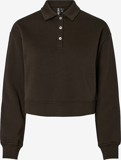 Bluză de molton 'PCChilli' PIECES pe maro închis, Vizualizare produs