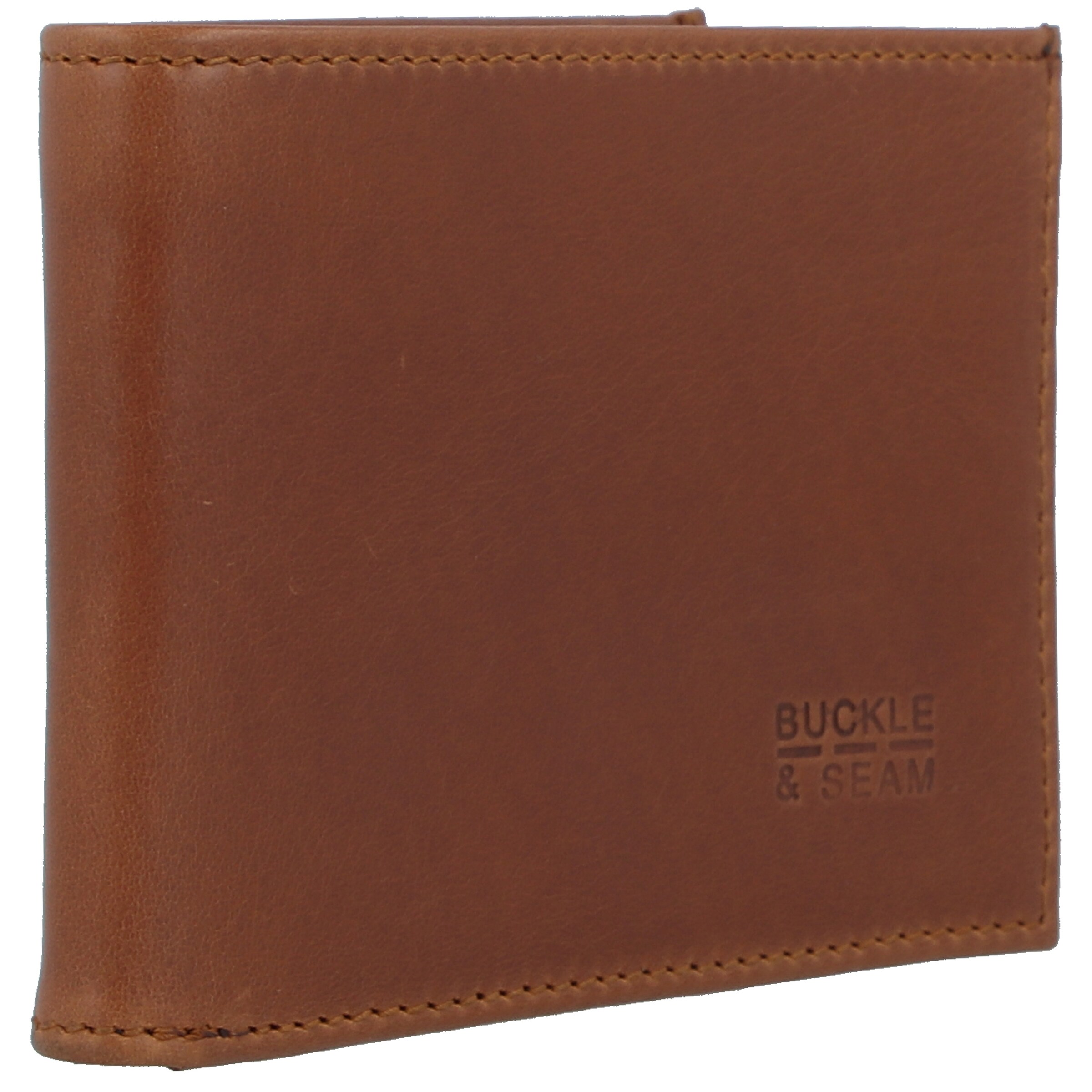 Buckle & Seam Wallet 'Bill' in Brown