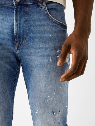 Bershka Slimfit Jeans in Blauw