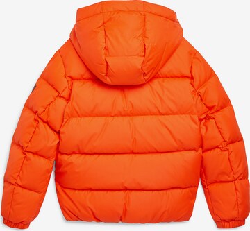 TOMMY HILFIGER Prehodna jakna | oranžna barva