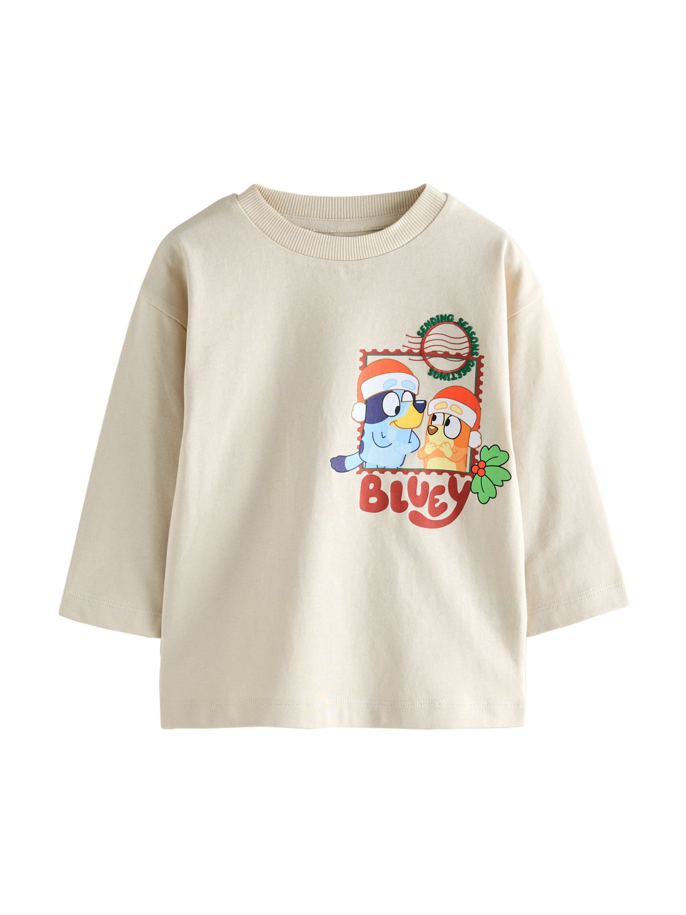 Next Koszulka w kolorze kremowy / zielony / czerwonym, Podgląd produktu