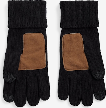 Polo Ralph Lauren Prstové rukavice – černá: přední strana