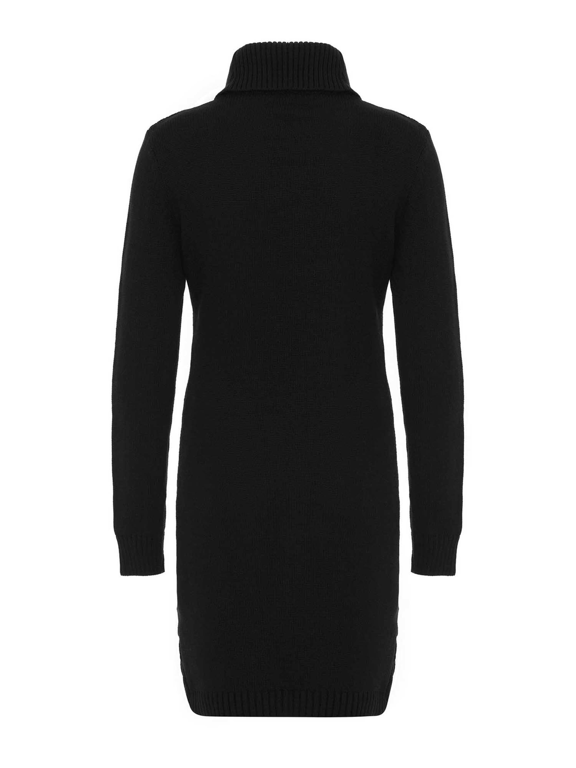 Moxx Paris Pletené šaty 'Belicia' - Čierna: predná strana