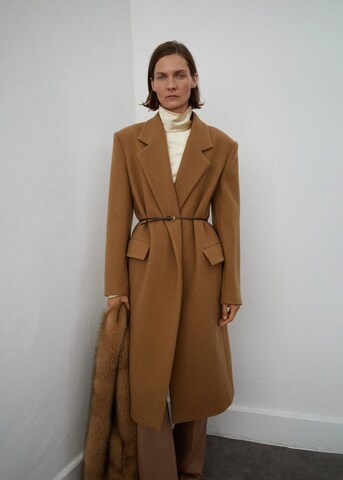 MANGO Between-Seasons Coat 'Bassol' in Brown
