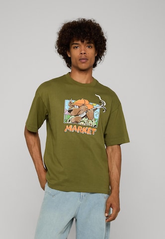 MARKET Shirt in Grün: Vorderseite