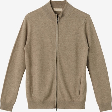 GOBI Cashmere - Cárdigan 'Women's Essential Cashmere Full-Zip Cardigan' en beige: frente