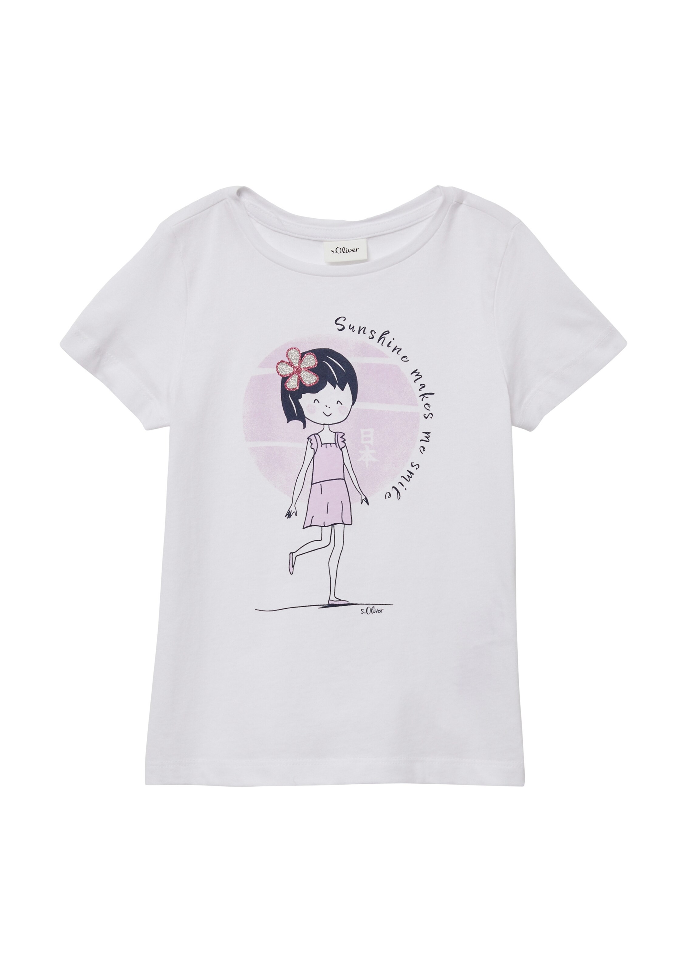 s.Oliver T-Shirt in Weiß: Vorderseite