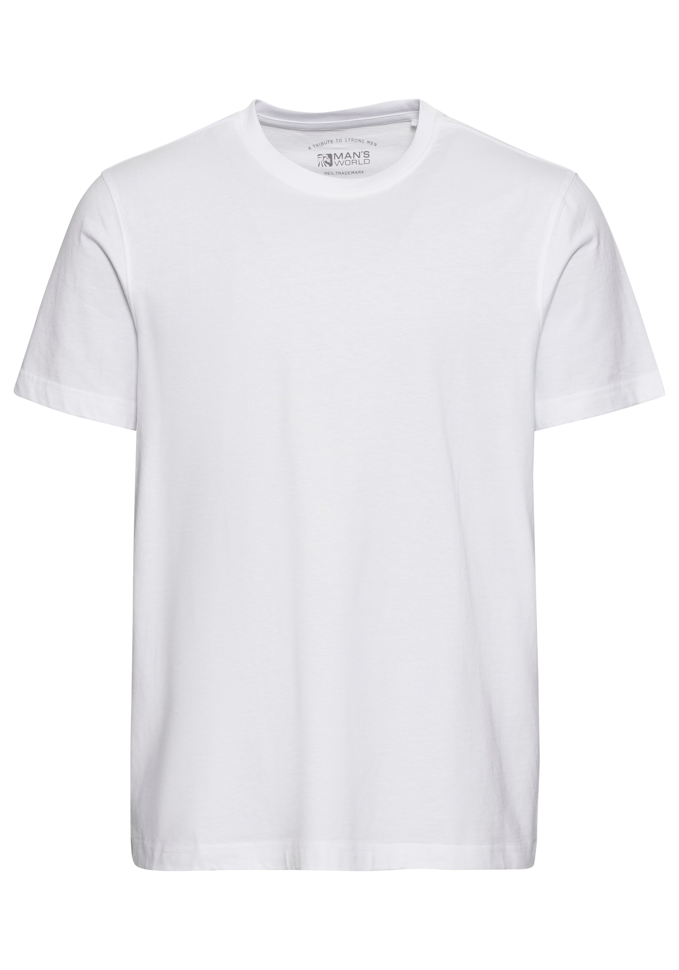 Man's World T-Shirt in Weiß: Vorderseite