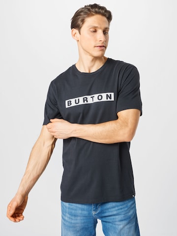 BURTON Функционална тениска 'VAULT' в черно: отпред