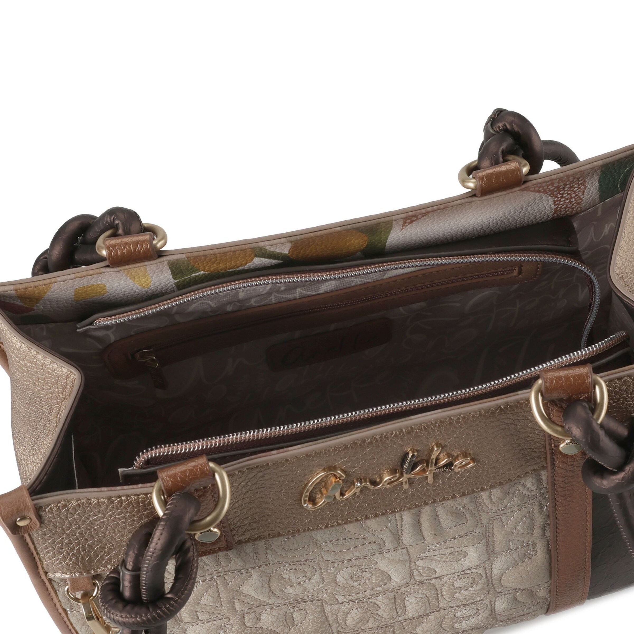 Anekke Schultertasche 'Amphora' in Braun