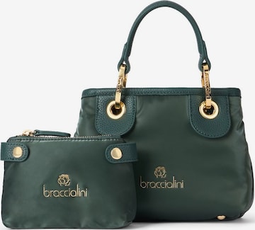 Borsa a mano 'Beth Puffy' di Braccialini in verde: frontale
