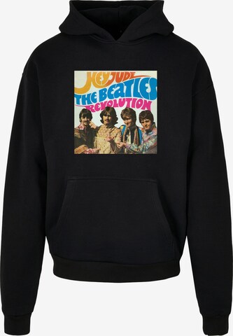 Merchcode Sweatshirt ' Beatles - Album Hey Jude' in Zwart: voorkant