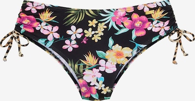 Slip costum de baie BUFFALO pe verde pin / portocaliu deschis / roz închis / negru, Vizualizare produs