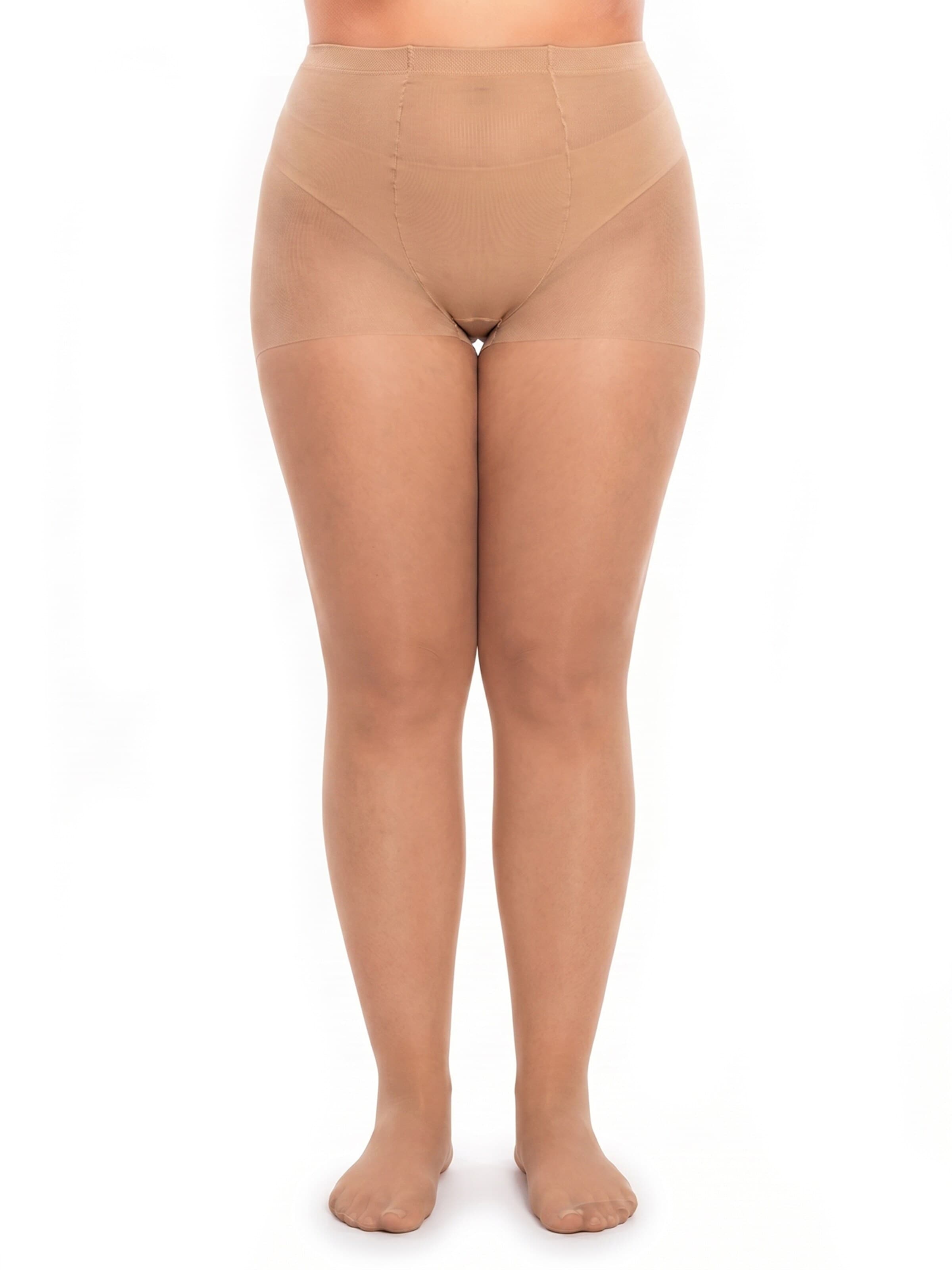 GLAMORY Strumpfhose 'Supersize 40den Feinstrumpfhose'‌‌‌ in Beige: Vorderseite