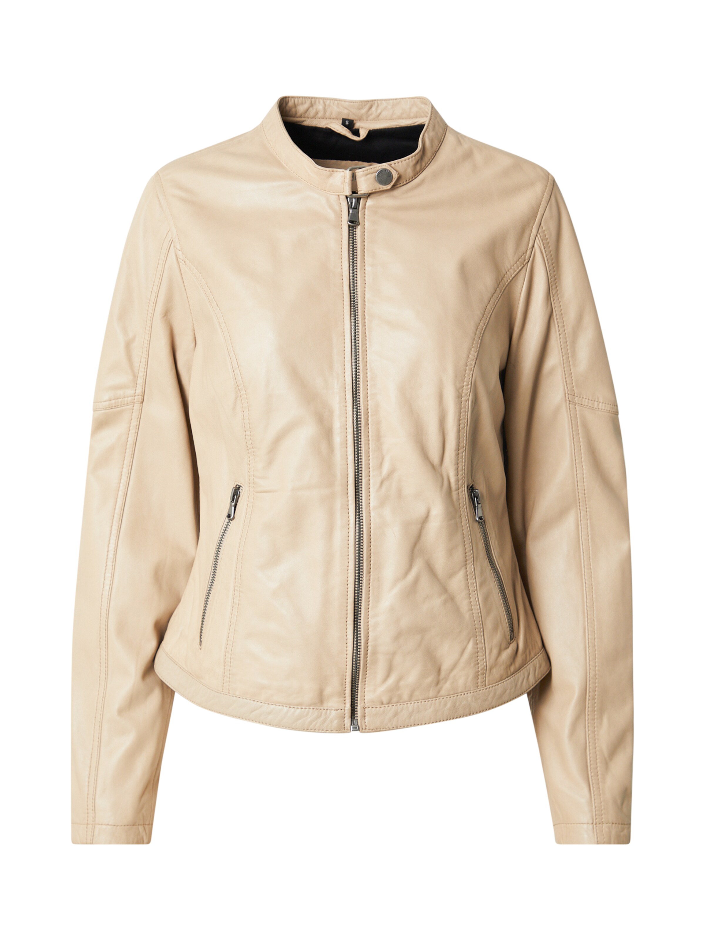 FREAKY NATION Between-Season Jacket 'New Tula' in Beige: front