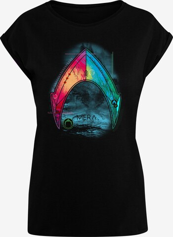 ABSOLUTE CULT Shirt 'Aquaman - Mera' in Zwart: voorkant